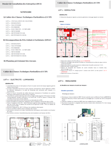 Cette image illustre la prestation technique ou dossier de consultation des entreprises du Studio Marie Laumesfeld